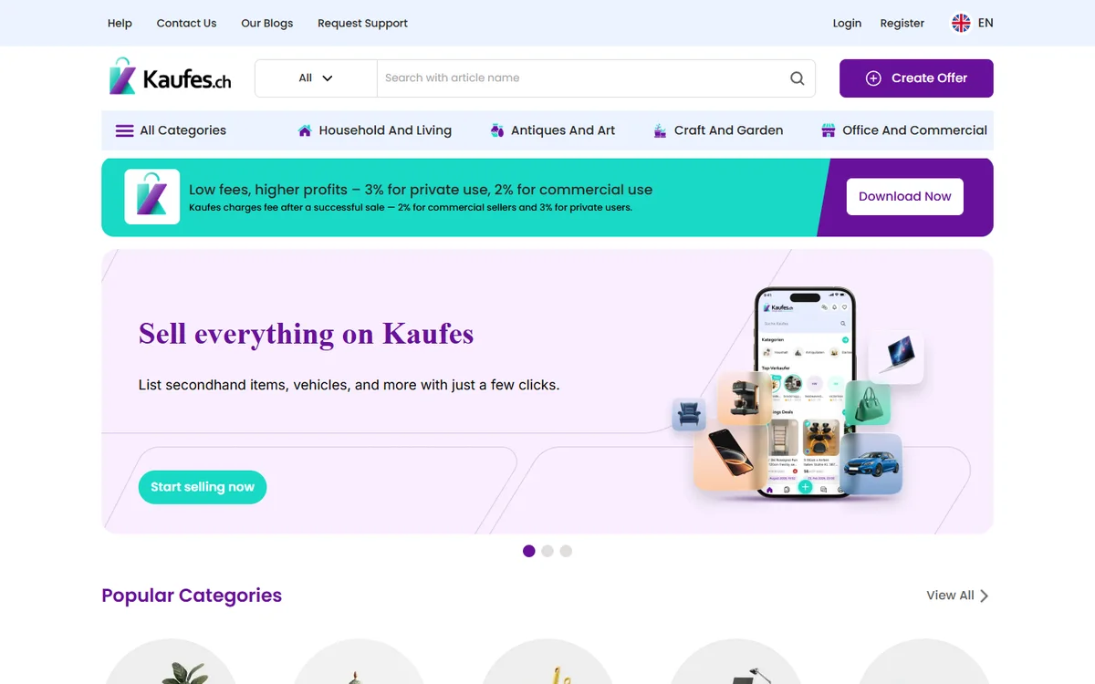 Kaufes homepage